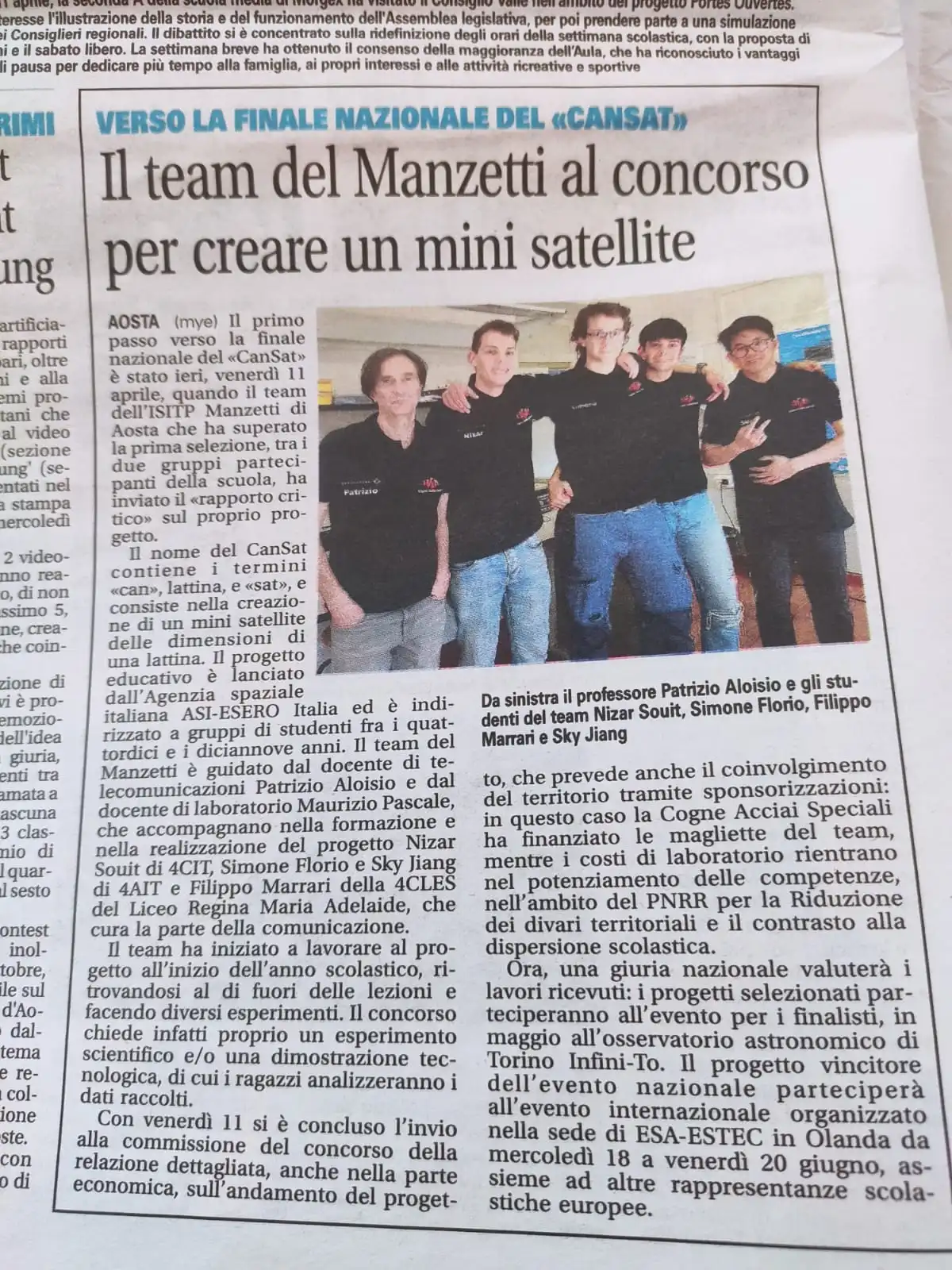 La Vallé newspaper